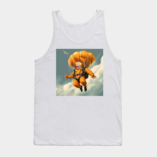 Orange Jumpsuit Trump Tank Top by Acid_rain